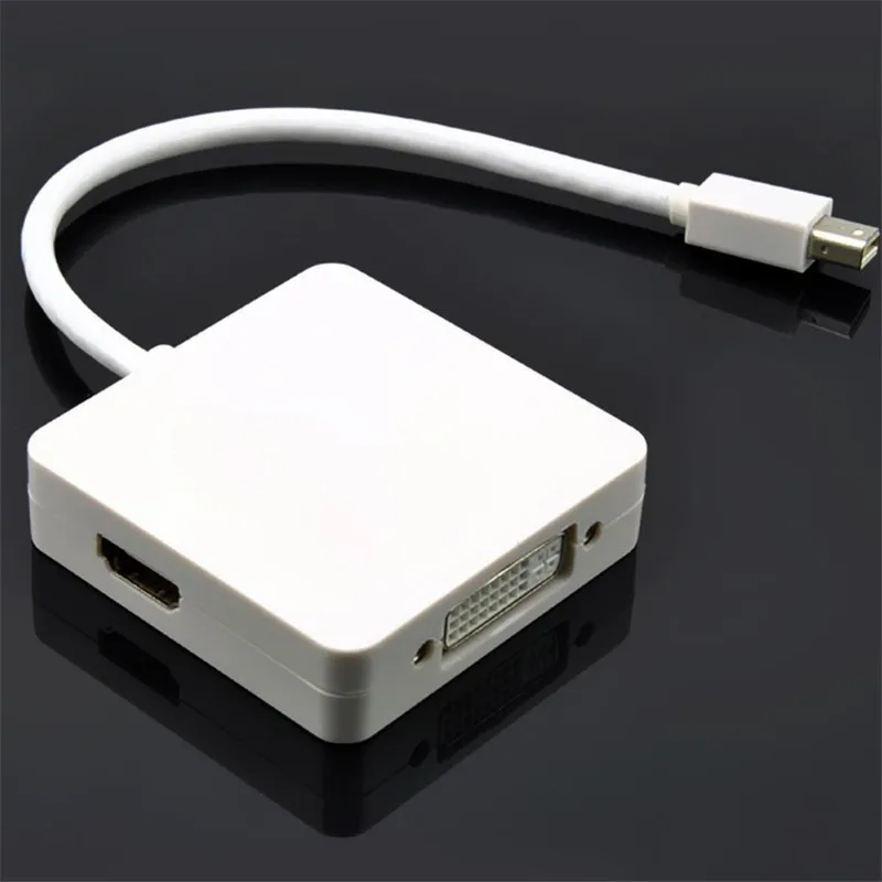 BESIUNI 3 в 1 мини дисплей порт DP к DVI HDMI DP кабель адаптер Дисплей порт мужчин и женщин для Mac Macbook Pro Air