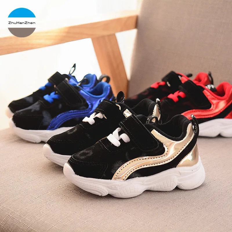

2018 New Fashion Baby Casual Shoes 1 to 5 Years Old Boys And Girls Running Shoes Breathable Sports Shoes Kids Sneakers