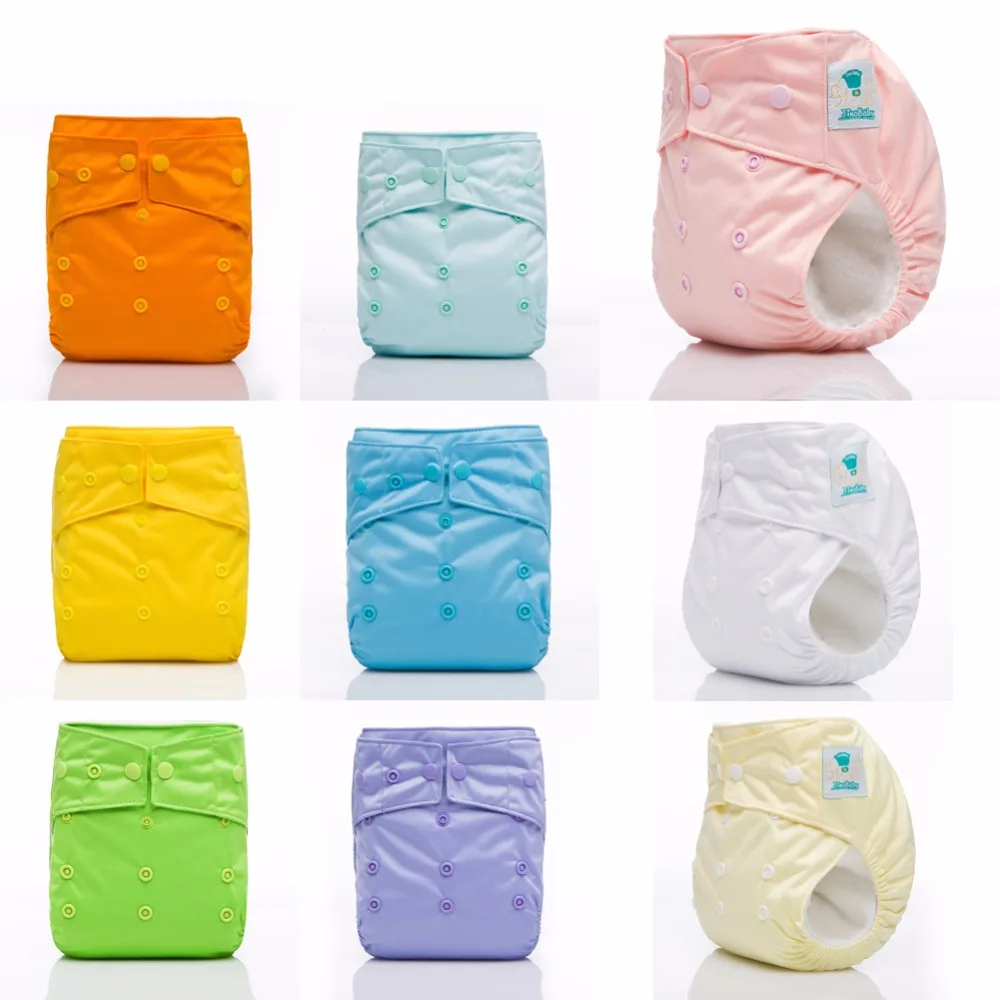 JinoBaby Aio Cloth Diapers One Size Nappy Diaper Cloth Baby Fits for
