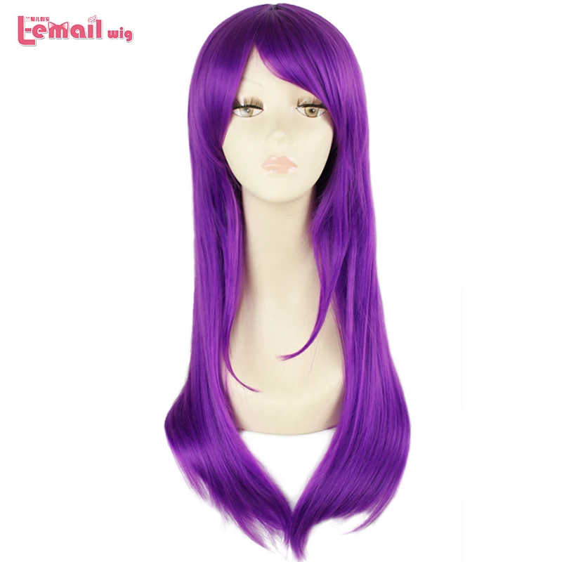 L email wig Kuroko no Basket atsushi murasakibara Cosplay Wigs 60cm
