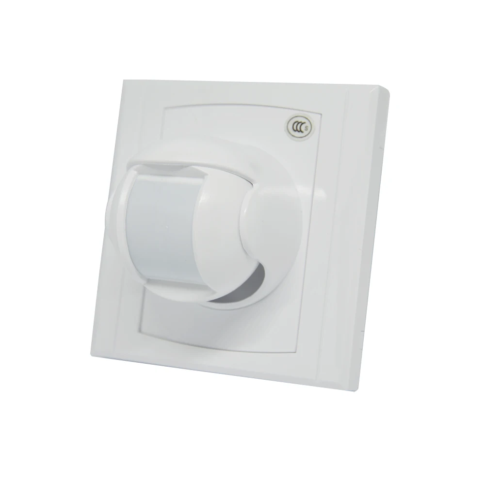 1 PCS 86mm Holder Wall mounted Wired PIR Motion Sensor indoor use surface infrared Detector NC/NO Signal options smart home 
