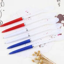 20 шт./лот, ложка, шариковая ручка в форме цветка, ручка для лаборатории, офиса, портативная, 2 в 1, ручки для письма, стационарная ручка