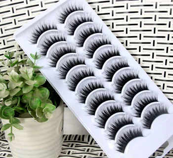 

2018 New 10 pairs natural false eyelashes fake lashes long makeup 3d mink lashes extension eyelash mink eyelashes for beauty M07