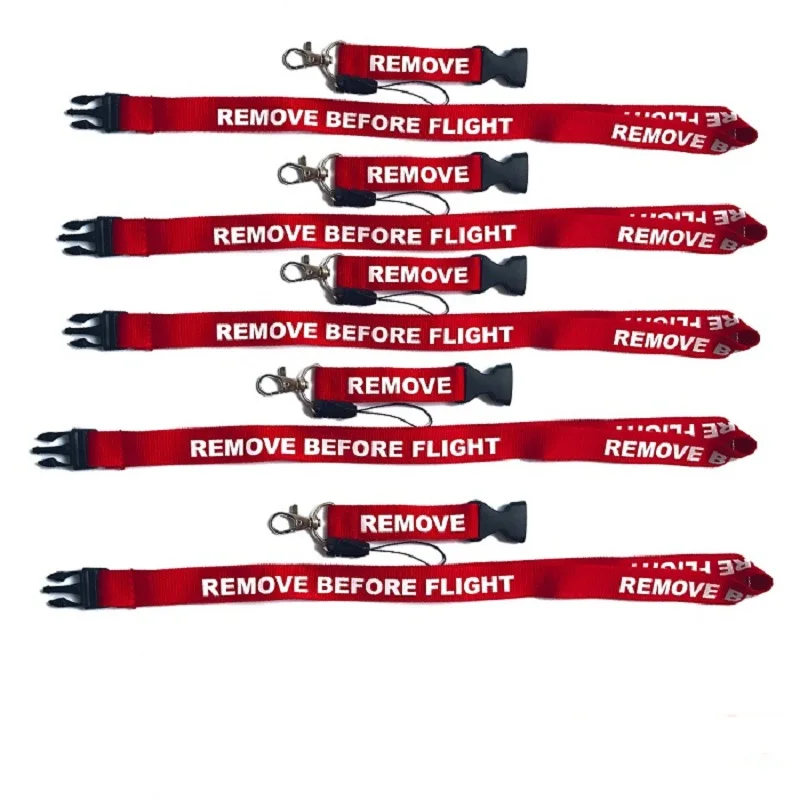 Remove Before Flight Lanyards Neck Strap For Card Badge Gym Key Lanyard 1