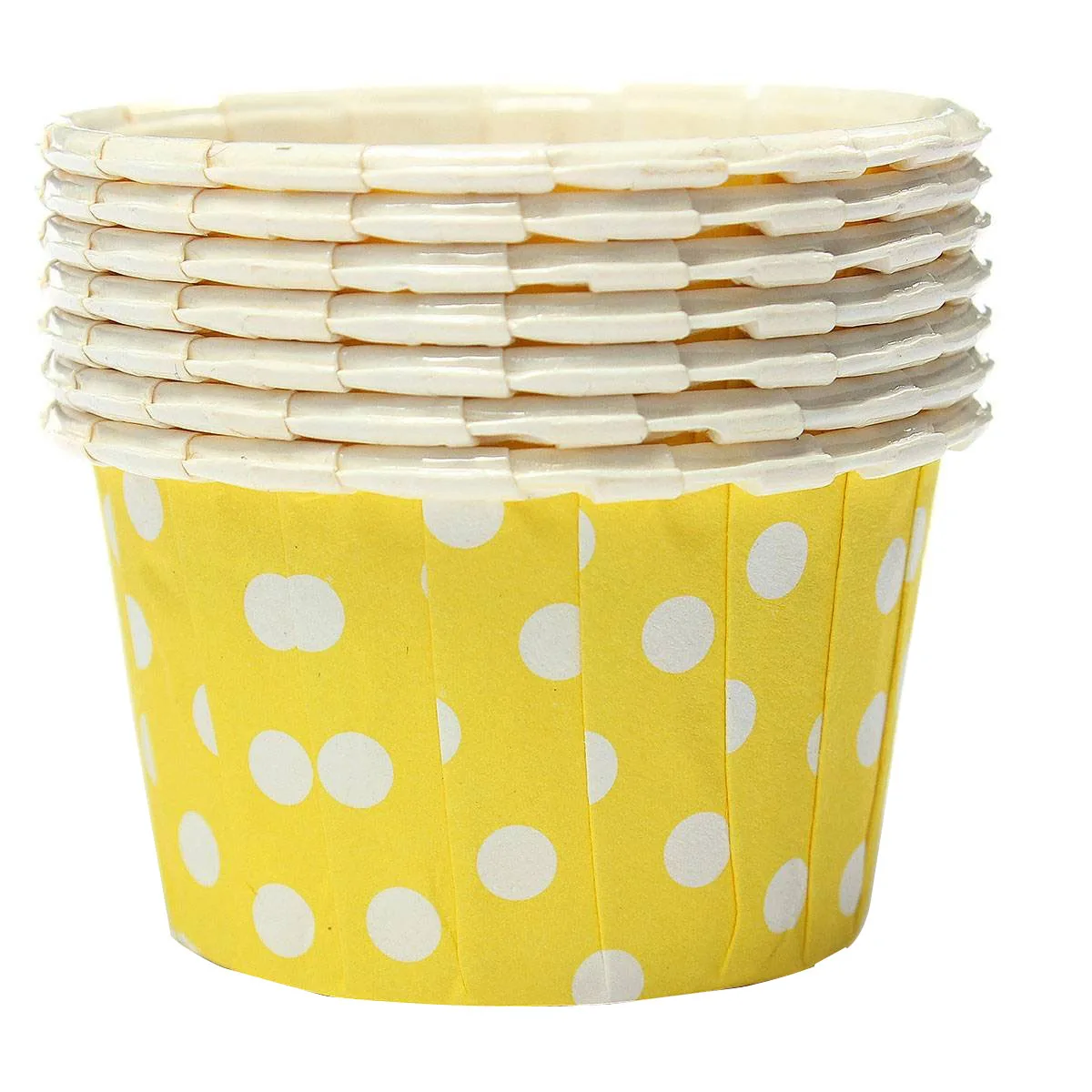 

GVCD 100X Cupcake Wrapper Paper Cake Case Baking Cups Liner Muffin Yellow