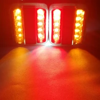 stop position led 1 piece Trailer Lights LED 12V Truck Rear Lamp with  Number license Plate Waterproof Car LED Indicator position stop light Lamp (5)