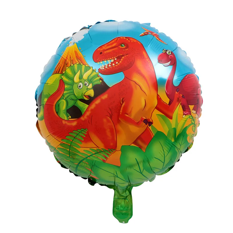 

50pcs 18inch Dinosaur balloon foil balloons Children Birthday Party Decoration Air Globos Jurassic Tyrannosaurus Rex kids toy