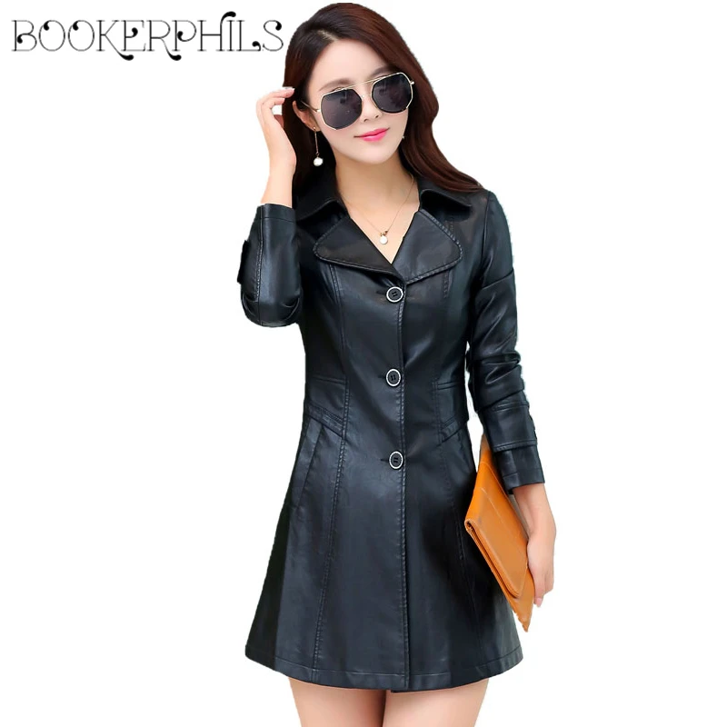 Aliexpress.com : Buy 2019 Single Breasted Long Faux