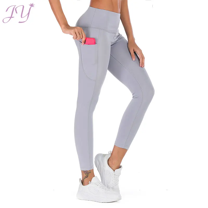

2019 JY HIGH-WAIST YOGA LEGGING PANTS WITH POCKET FOR WOMEN FANTASFITS SPORT WEAR DESIGN