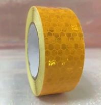 25mm x 25m Reflective tape stickers car styling Self Adhesive Warning