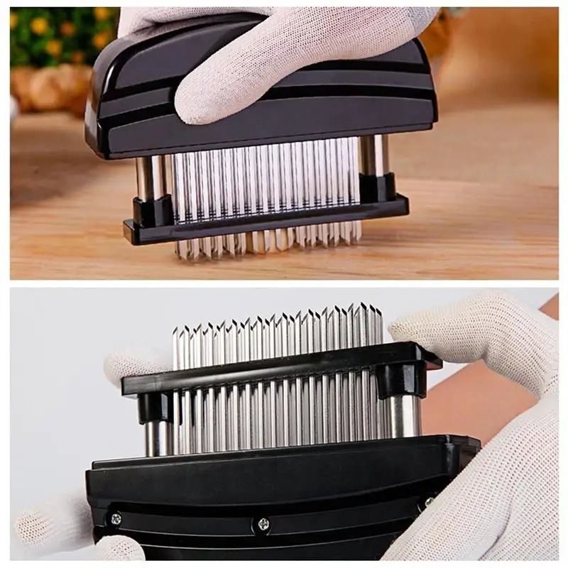 KCASA KC-MH06 Stainless Steel 48-blade Loose Meat Machine Steak Meat Tenderiser Needle Kitchen Tools
