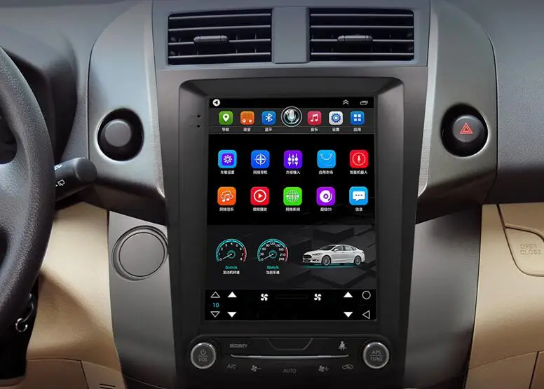 10," Tesla вертикальный экран Android автомобильный мультимедийный Стерео DVD gps навигация для Toyota RAV4 RAV 4 2006 2007 2008 2009 2010 2011