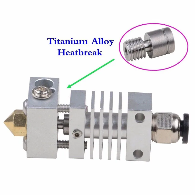 preço New Hot CR10 Full Metal 1.75mm Kit Extrusora Bico Peças Acessórios para 3D Impressora De 8 99