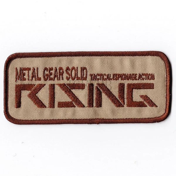 

Tan Metal Gear Solid MGS FOX HOUND Special Force Group RISING Embroidered patch B2081