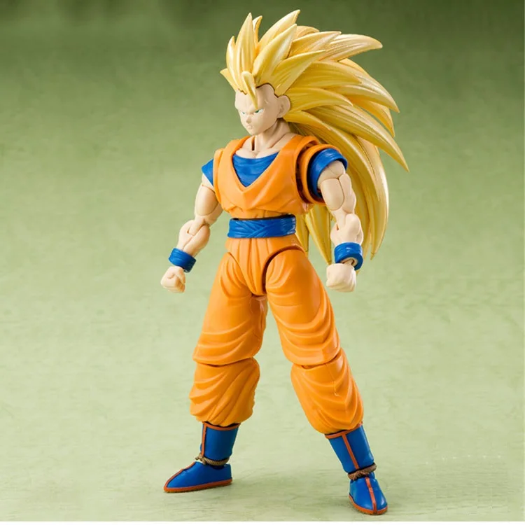 Гандам 1/8 модель Dragon Ball Z Sun Goku супер сайян 3 Freedom detery Armor Unchained мобильный костюм детские игрушки с держателем