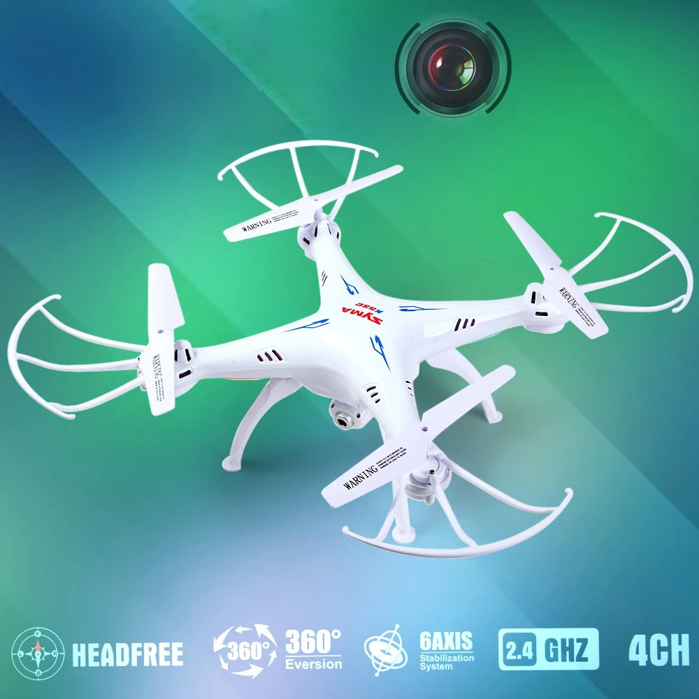 

Syma X5SC New Version Syma X5SC - 1 Falcon 4CH 2.4GHz 6 Axis RC Quadcopter with HD Camera 360 Degree Eversion