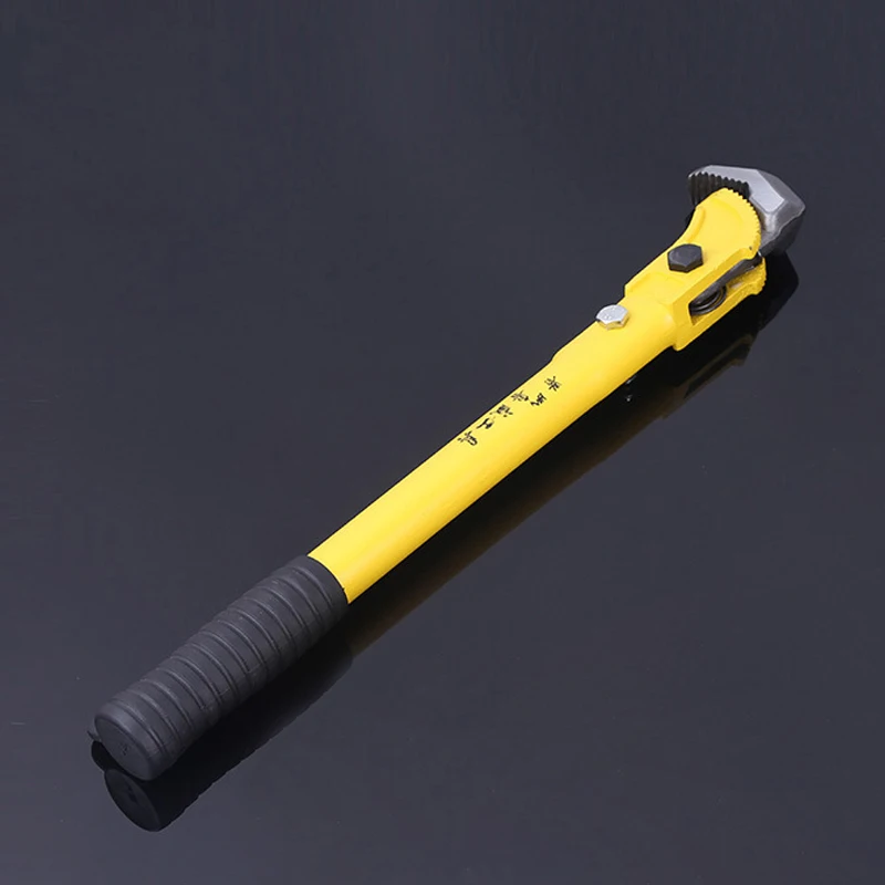 450mm Heavy Duty Quick Pipe Wrench Universal High Carbon Steel Adjustable Wrenches Multi-function Monkey Spanner Hand Tools 450mm Heavy Duty Quick Pipe Wrench Universal High Carbon Steel Adjustable Wrenches Multi-function Monkey Spanner Hand Tools