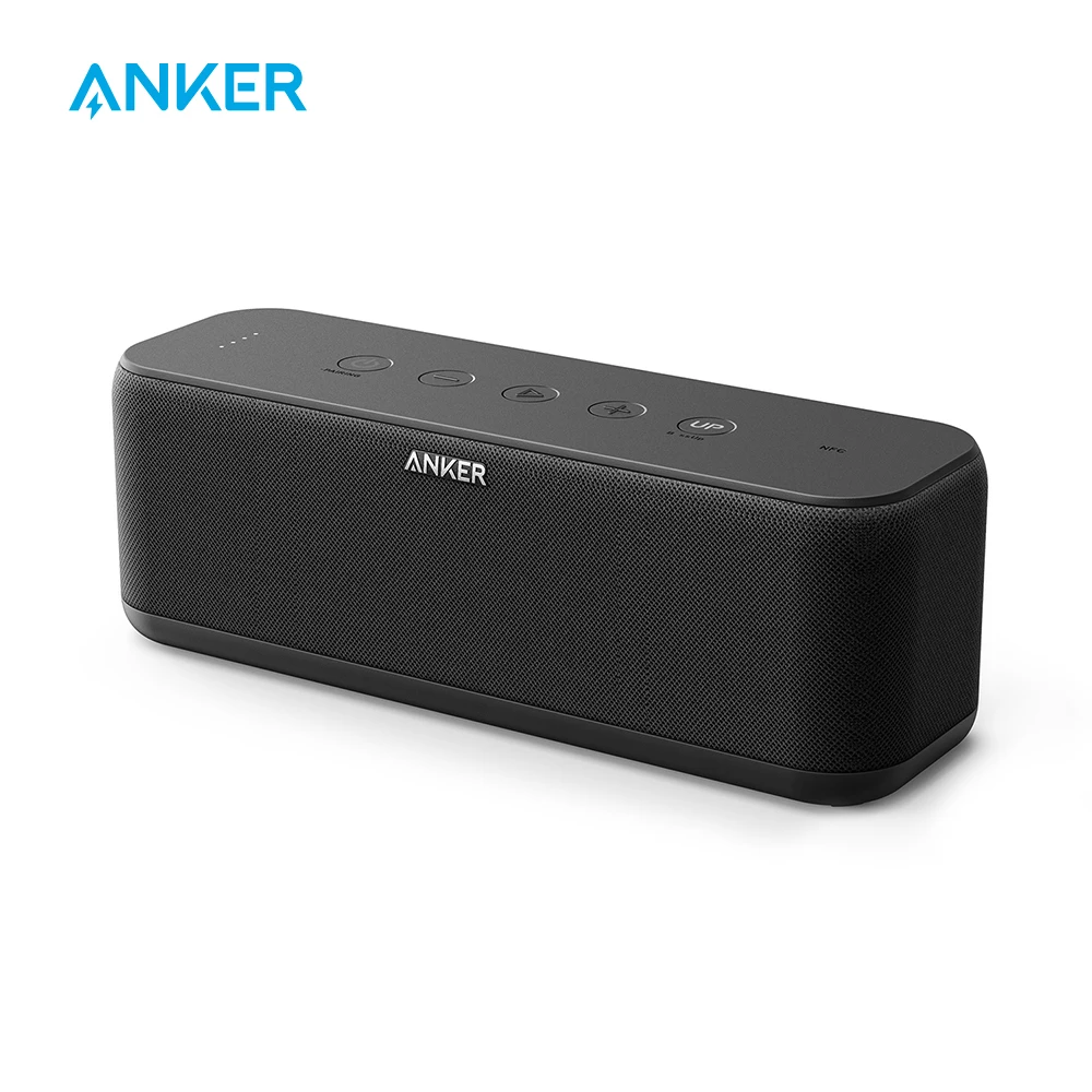Anker SoundCore Boost 20W Bluetooth Speaker with BassUp Technology 12h Playtime IPX5 Water-Resistant 66ft Bluetooth Range