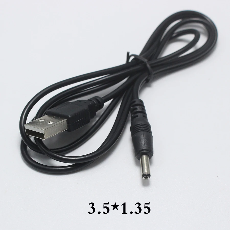 EClyxun 1pcs USB Port to 2.0*0.6mm 2.5*0.7mm 3.5*1.35mm 4.0*1.7mm 5.5*2.1mm 5V DC Barrel Jack Power Cable Connector
