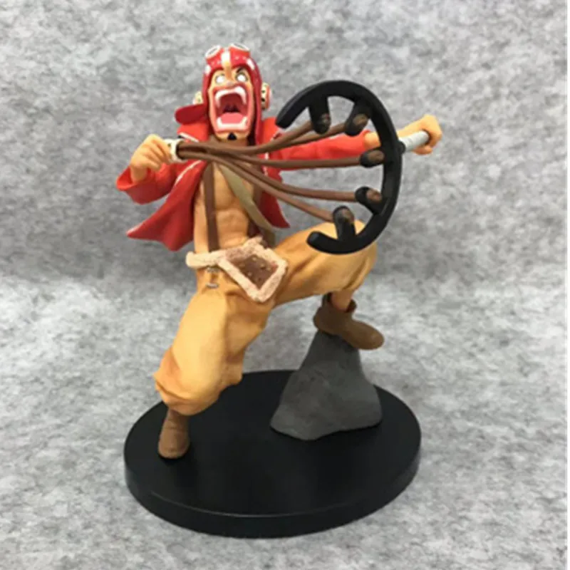 Одна деталь моделирование короля соломенная шляпа Пираты Usopp ПВХ фигурка Коллекционная модель игрушечная коробка 16 см D126