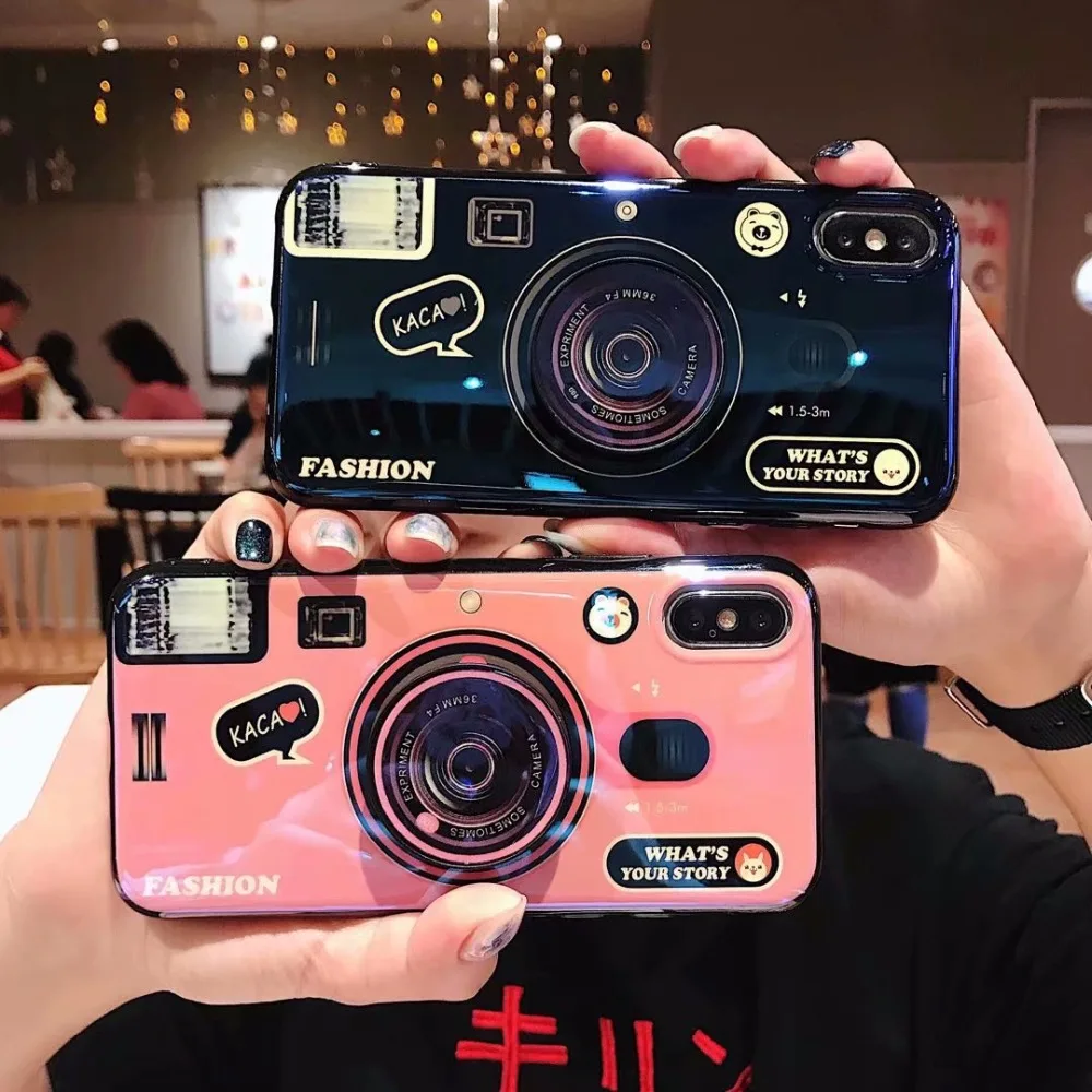 

Blue Ray Camera Holder Phone Cases For OPPO A37 A57 A59 A71 A73 A77 A79 A83 A3 A5 F7 F9 Soft IMD Silicone Covers For OPPO Find X