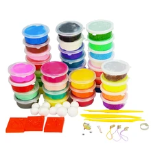 24 Цветов * Глины 12 Цветов * Пена Playdough детская Развивающие Игрушки Play Doh DiY Handgum Умный Пластилин Fimo Полимерная