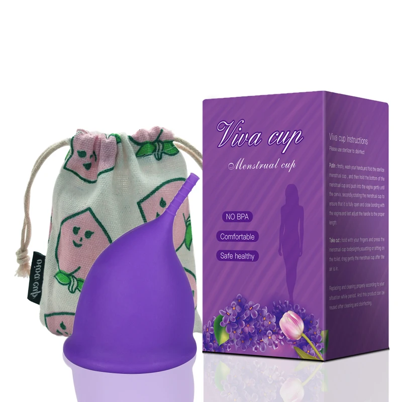 

New Design Medical Grade Silicone Menstrual Cup for Women silicona medica reusable colletor menstrual Health Care Vaginal Cup
