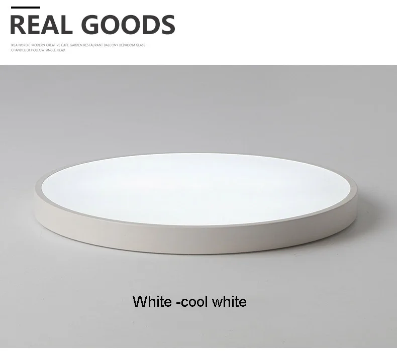 Luzes de Teto Lâmpadas de Teto Elétrico para Varanda Sala de Estar Venda Quente Ultra-fino Circular Controle Remoto Dispositivo - Cozinha 5cm Led Mod. 255608 16 Luzes e Iluminação