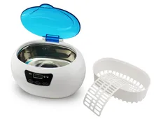 By DHL AC110/220 dental headed digital Ultrasonic cleaner jewely watch digital timer & heater control hardware parts free basket