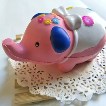 

Adorable Flower Elephant Scented Squishies Doll Slow Rising Stress Relief Squeeze Toys Scented Baby Kids Gift Anti Stress Toy
