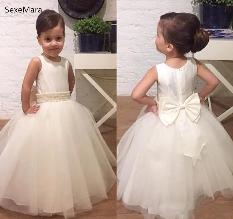 ivory flower girl dresses