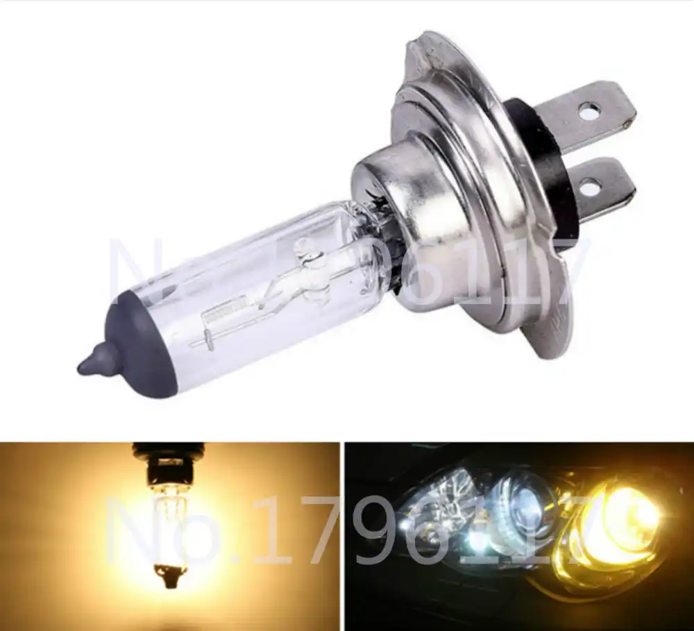 10Pcs DC 12V HB4 9006 55W 4300K Yellow Car Headlight Bulb Fog Lamp Bulb