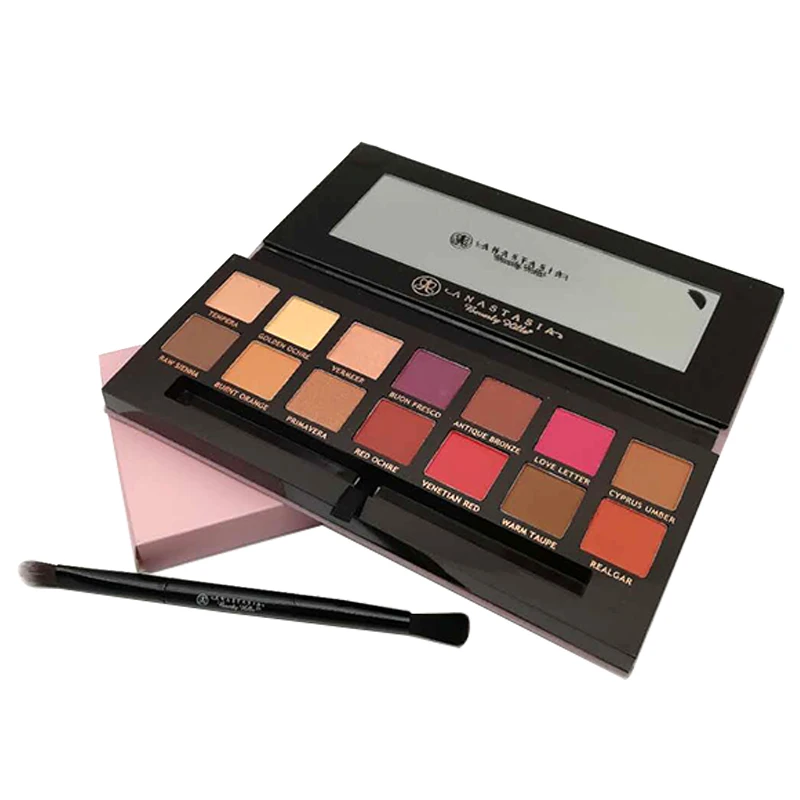 Anastasia beverly горки макияж современные ренаис матовые тени для век блеск палитра теней для макияжа Anastasia макияж