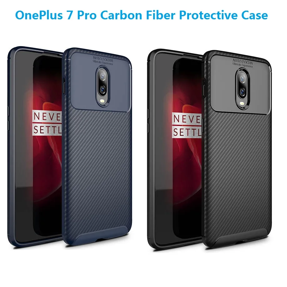 OnePlus 7 Pro Carbon Fiber Protective Case