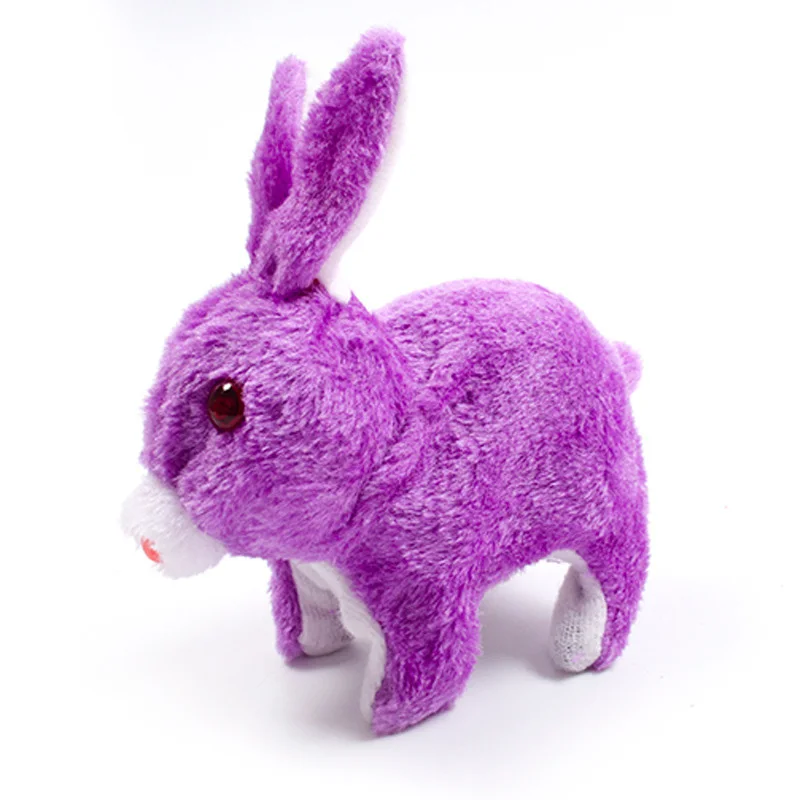 

Electric stuffed toy dog forwards towards the back doll