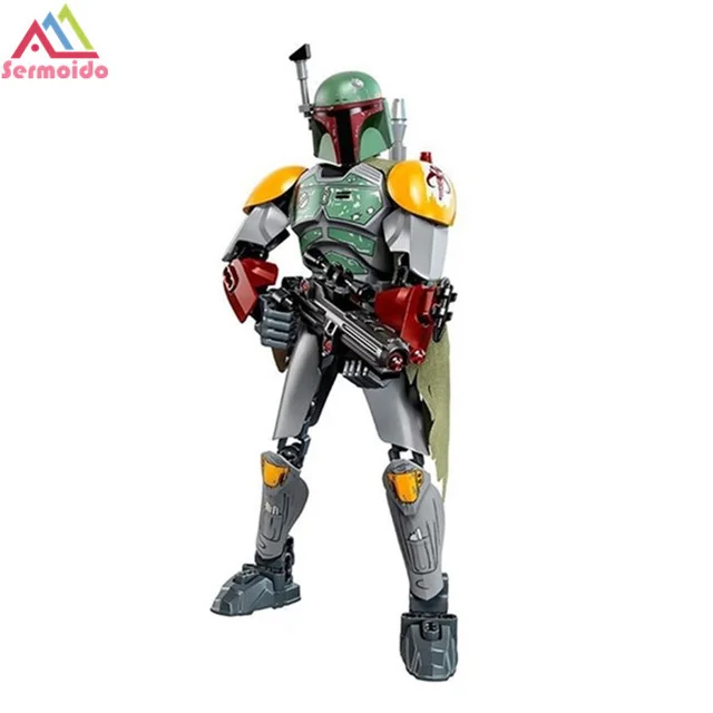 Star Wars Action Figure Darth Maul Range Trooper Han Solo Darth Vader Boba Fett Chewbacca Rey legoingly Building Block Toy