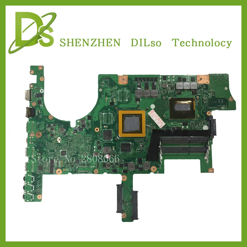 KEFU G751JL для ASUS материнская плата ноутбука REV2.0 с графической картой i7 cpu тестовая