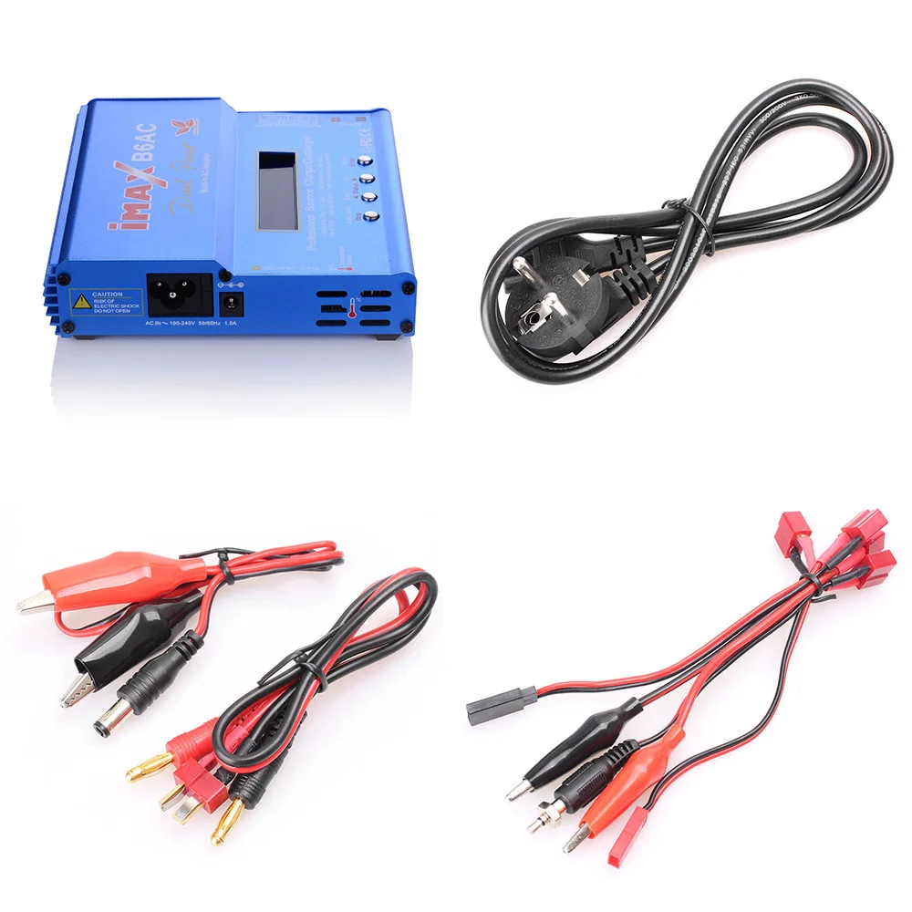 IMAX B6AC 80 Вт RC Баланс Lipo зарядное устройство B6 AC Nimh Nicd литиевая батарея EU/US/UK/AU разъем