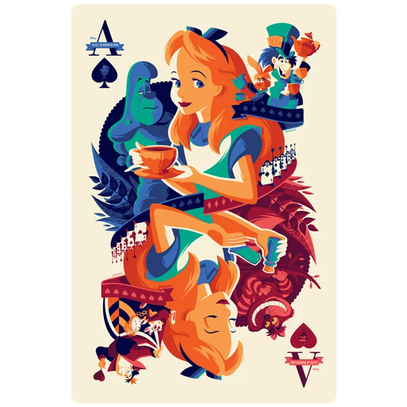 

kokoer Full Poker Diy Cartoon alice in wonderland diamond painting Embroidery Cross Stitch Needlework Decorations christmas