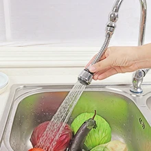 Kitchen Sink Faucet Sprayer Water Saving Aerator Free To Bend Nozzle Flexible Tap Aerators 360 Degrees Rotatable Bubbler Filter