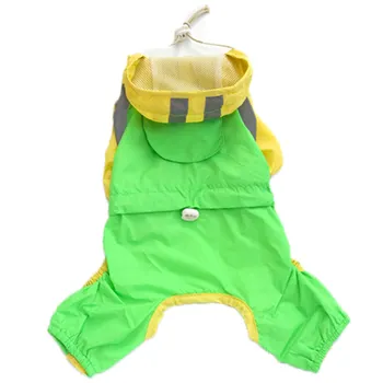 

Pet Dog Raincoat Clothes Pet Dog Raincoat Hooded Waterproof Rain Lovely Jackets Coat Apparel Clothes Small Large Pet