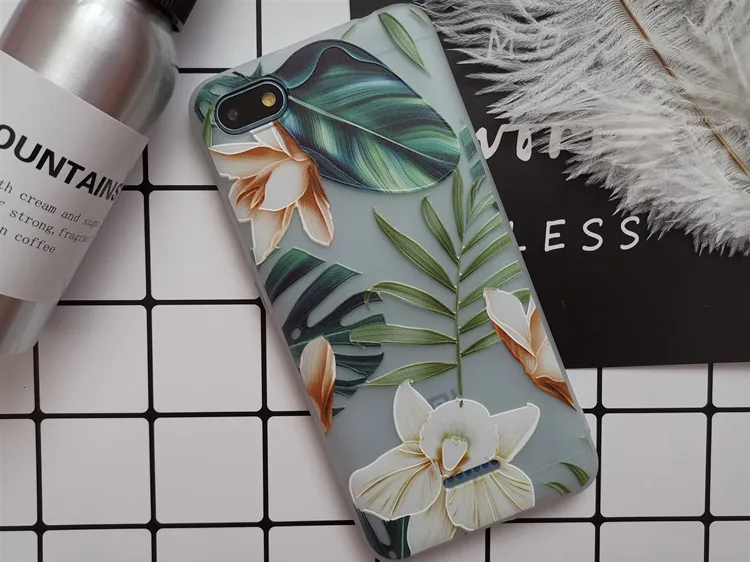 

Xiaomi redmi 6a Case silicone 3d relief transparent white soft tpu phone case for xiaomi redmi 6a cover fundas coque