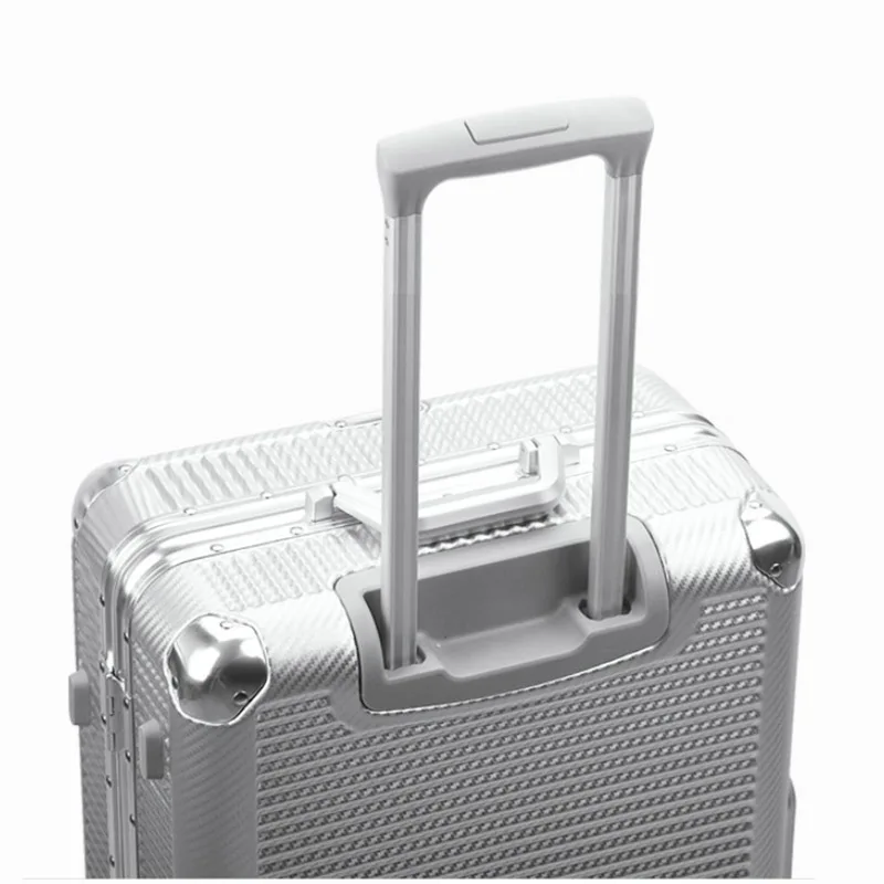 US $100.62 CARRYLOVE Super Fashion NEW Spinner Aluminum Frame Hardside Travel Suitcase On Wheel 26 Travel Bags Trolley Luggage Bag 20 24