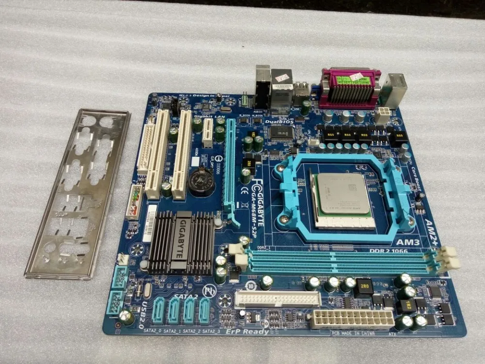 Free shipping original motherboard for Gigabyte GA M68M S2P DDR2 Socket ...