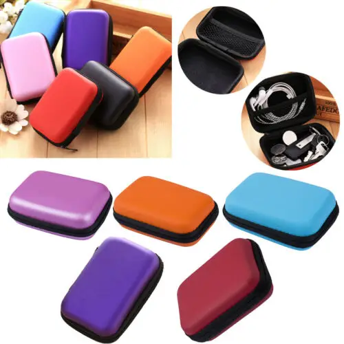 

Leather Coin Purse Women Small Zipper Wallet Unisex Package Multifunctional Bag Headset Card Bag Money Key Pocket Bags