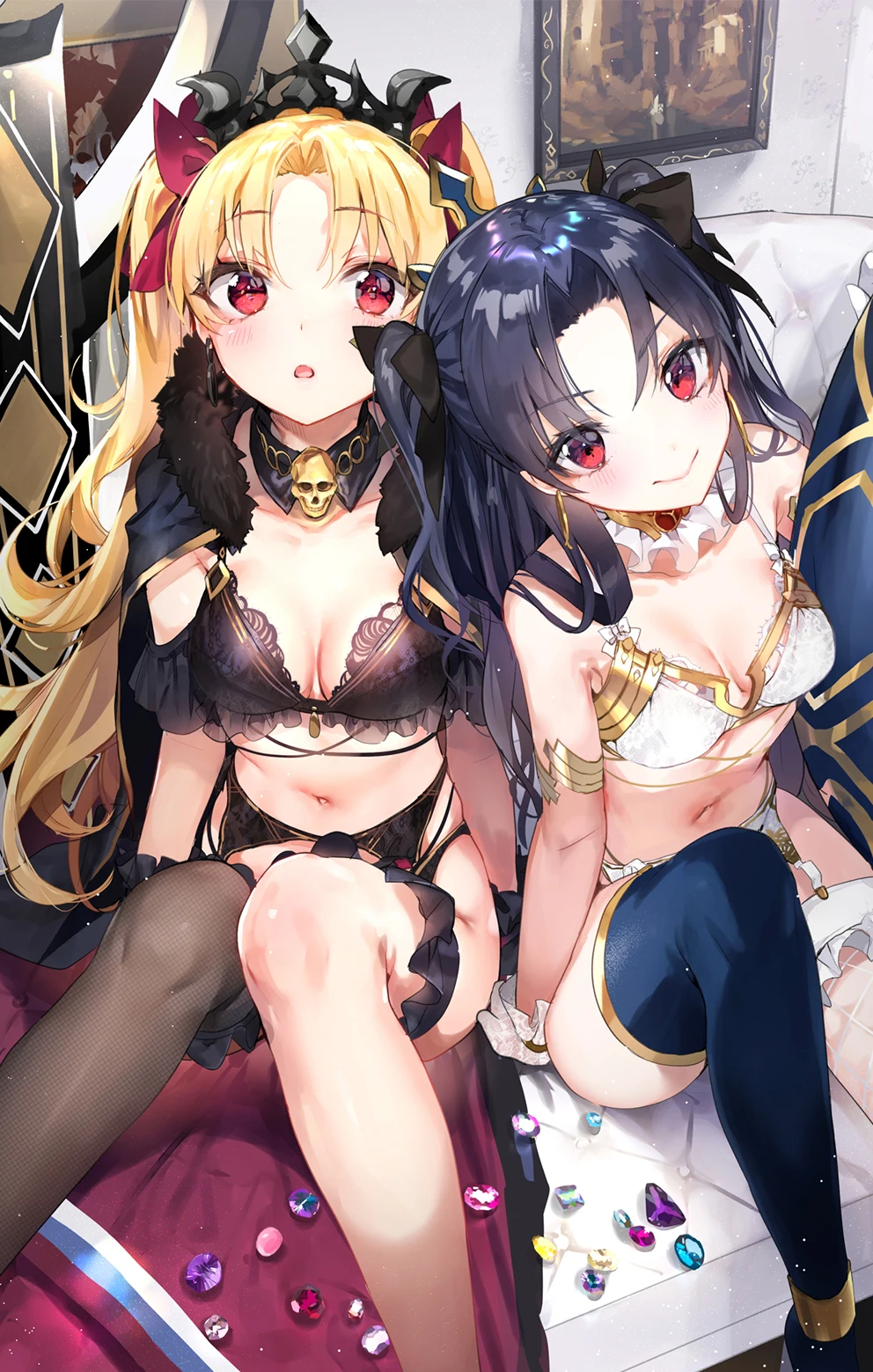 __ereshkigal_and_ishtar_fate_grand_order_and_etc_drawn_by_nekometaru__b2326de3b2971133eaa384028d854b3c