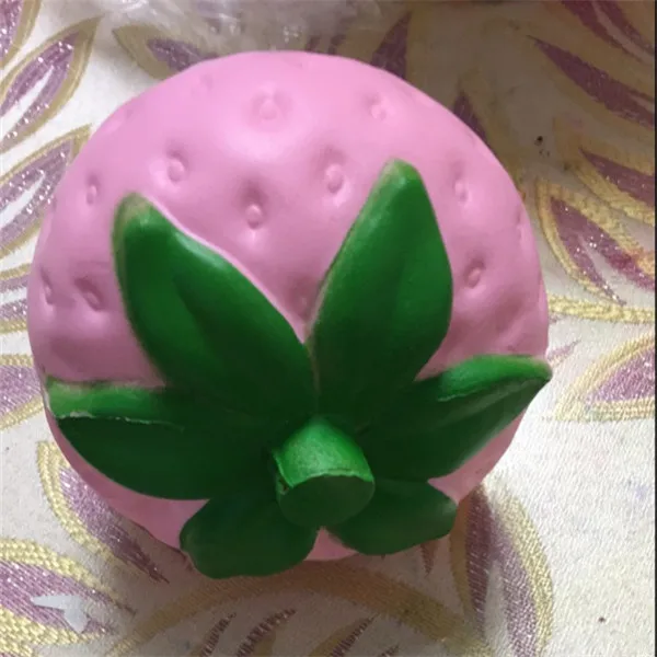 Big Jumbo Juicy Squishy Strawberry Fake Artificial Food Fruit Memory Foam Venting toys - Buyer Show 32