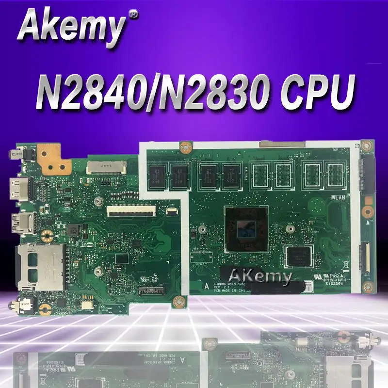 Akemy C300MA материнская плата для For Asus C300M работает 100% тест оригинальный EMMC16G N2840/N2830 CPU