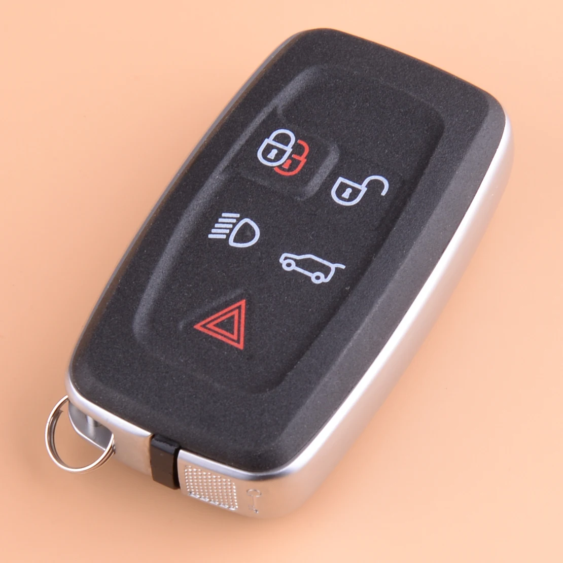 

CITALL Black 5 Button Remote Key Shell Case Fob fit for Land Rover LR4 Range Rover/Sport 2010 2011 2012 2013 2014 2015 Evoque