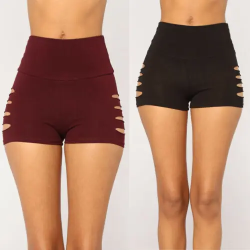 ruched yoga shorts
